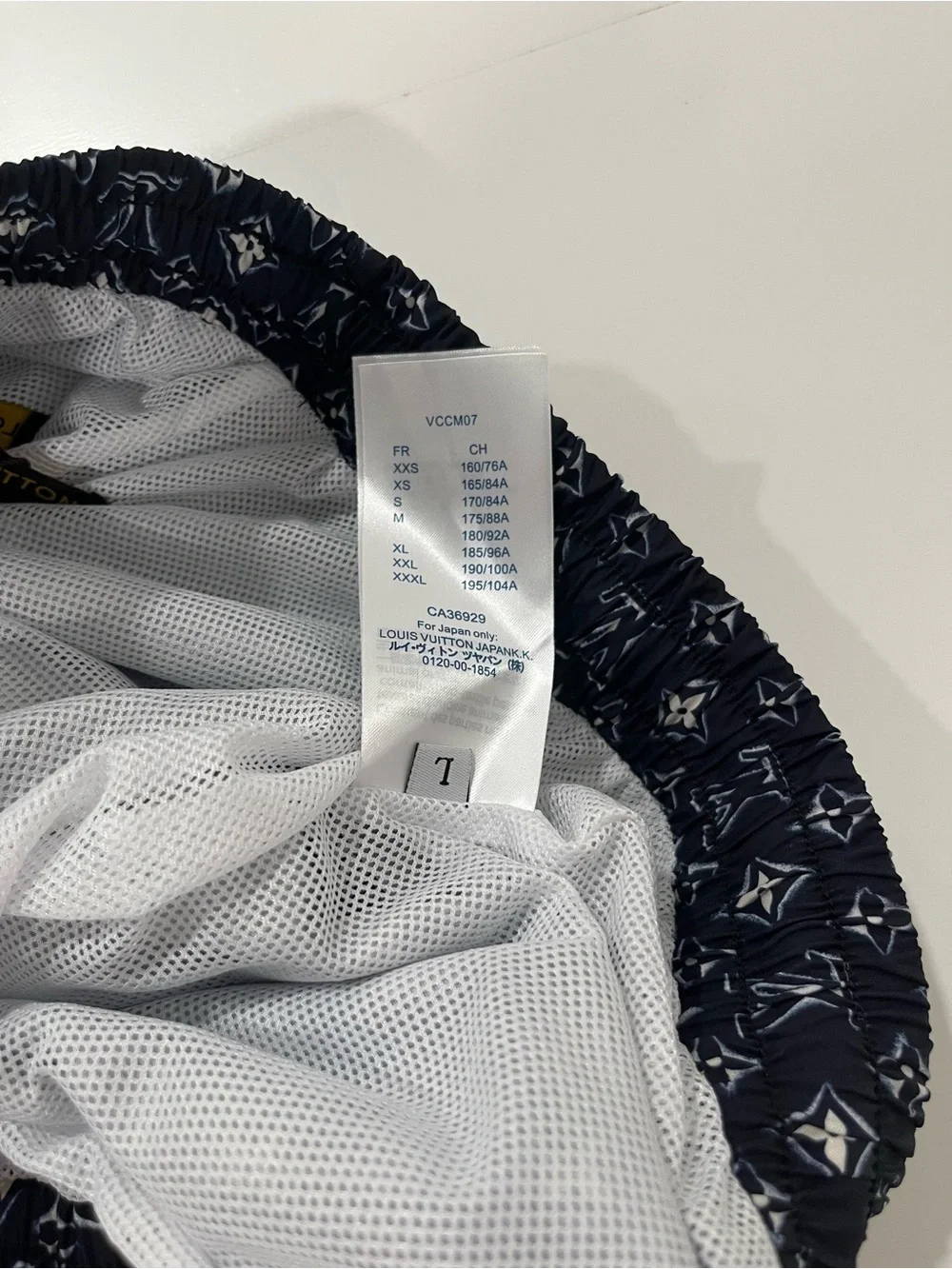 Louis Vuitton japan size